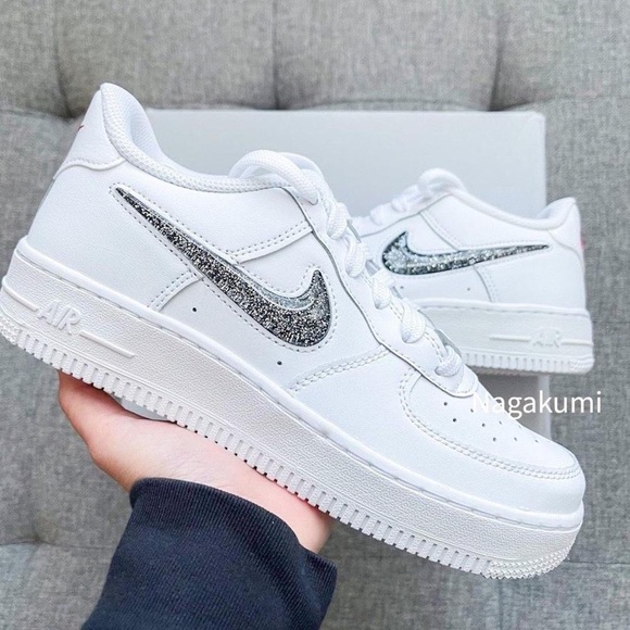 🤍 Nike Air Force 1 jelly glitter white shoes - Picture 3 of 4